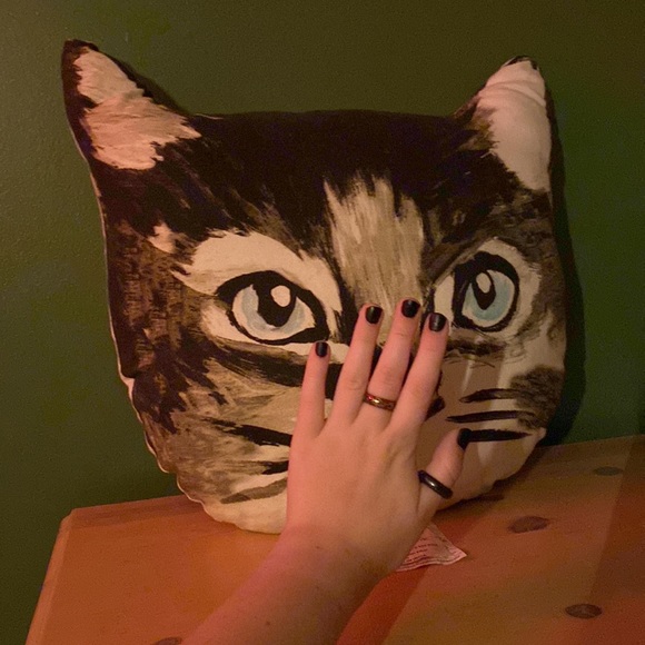 urban outfitters cat pillow - as seen in Taylor Swifts house - Picture 3 of 4